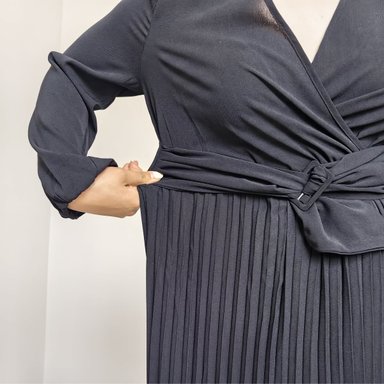 VESTIDO MUJER RINODERINA VT469 ELEGANTES TELA ELÁSTICA SUAVE REGALO - 5