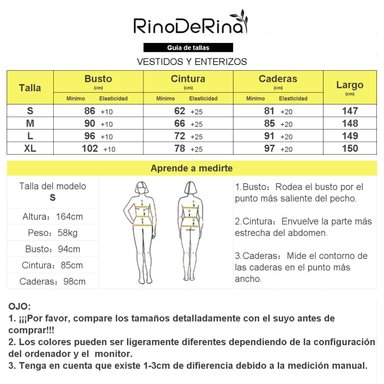 VESTIDO MUJER RINODERINA VT088 ELEGANTES TELA ELASTICA LENTEJUELAS REGALO - 6
