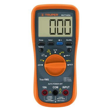 MULTÍMETRO TRUPER PROFESIONAL TRUE RMS Y AUTO RANGO MUT-60A COD 100362
