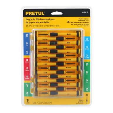 SET DESTORNILLADORES PRETUL 21383 JOYERO PRECISION 23 CM
