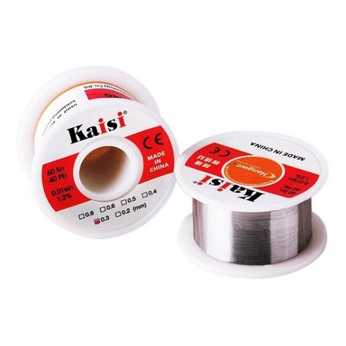 ROLLO DE ESTAÑO KAISI 50GR 0.3MM