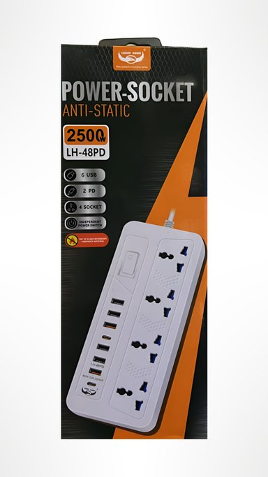 POWER SOCKET 4 ENTRADAS 6 USB + 2 T/C CP-95