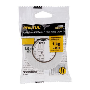 CINTA DOBLE CONTACTO DE 19MM X 1.5M PRETUL - 20004