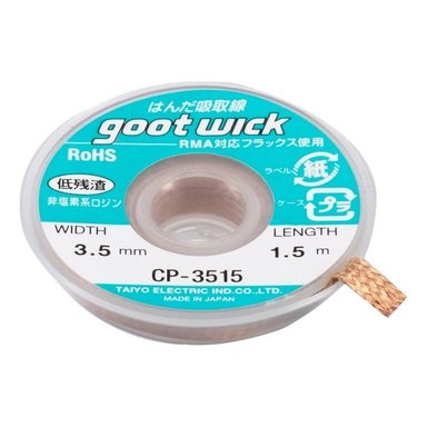 MALLA PARA DESOLDAR CP-3515 GOOT 3.5 MM X 1.5 M