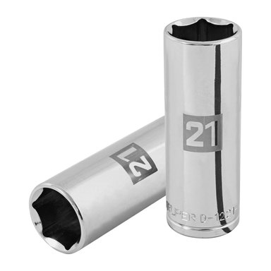 DADO TUBULAR HEXAGONAL ENCASTRE 1/2' DE 21 MM, TRUPER - 101009 - 2
