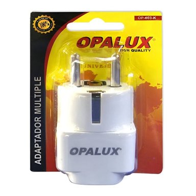 ADAPTADOR DE ENCHUFE MÚLTIPLE OPALUX OP-603-K