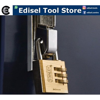 CANDADO STANLEY DE VIAJE CON CLAVE 30MM