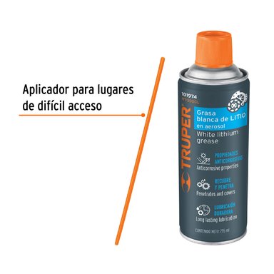 ENGRASADORA TRUPER 101974 295 ML GRASA BLANCA DE LITIO EN AEROSOL - 2