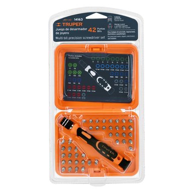 DESTORNILLADOR TRUPER 14163 JOYERO 42 PUNTAS INTERCAMBIABLES