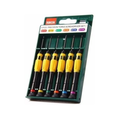 SET DESTORNILLADORES RUBICON IMPORT TORX PRECISIÓN T5-T10