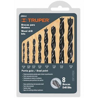BROCAS PARA MADERA 8 PZS TRUPER - 11338