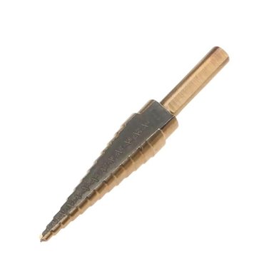 BROCAS TOLSEN DE PASO NEGRO Y ORO 1/8'-1/2'*13 PASOS - 75875