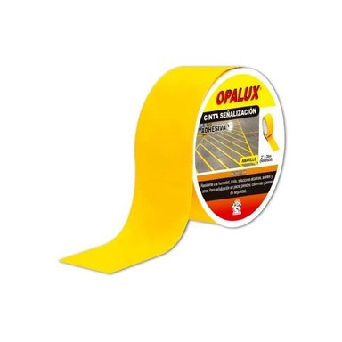 CINTA ADHESIVA OPALUX AN-S5033-AM SEÑALIZACIÓN 30 M X 50 MM AMARILLA