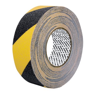 CINTA ADHESIVA TRUPER 101449 ANTIDERRAPANTE 18 M X 50 MM AMARILLO NEGRO