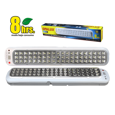 LUZ OPALUX EMERGENCIA 60 LED OP-918LS