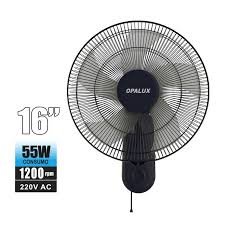 VENTILADOR DE PARED OPALUX 16" 220AC OP-71605BK