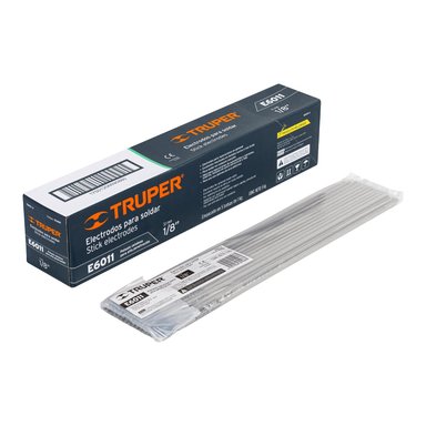 BOLSA CON 1 KG DE ELECTRODOS 6011 DE 1/8', TRUPER - 15460