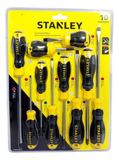 SET DESTORNILLADORES STANLEY STMT66676-840 10 PIEZAS