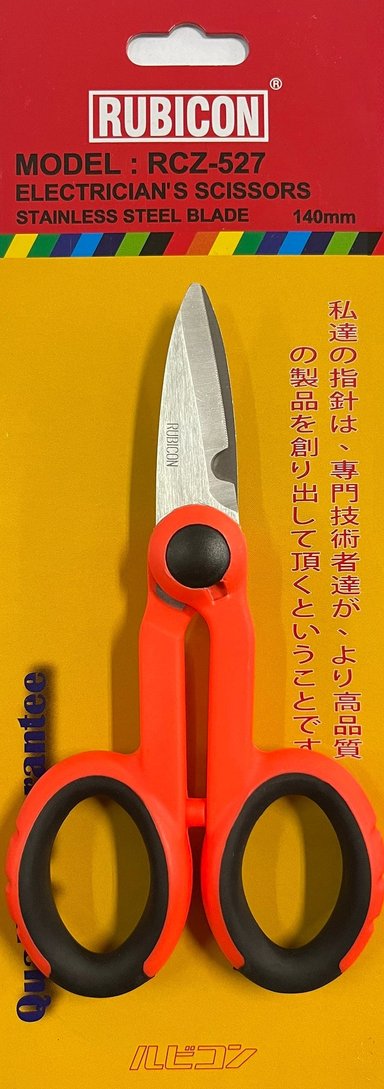 TIJERA ELECTRICISTA 14CM RCZ-527 RUBICON (PZA) - 136777