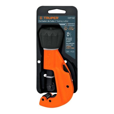 CORTADOR TRUPER PARA TUBO DE COBRE 1/8 A 1-1/4 CUCHILLA 18 MM - 12856