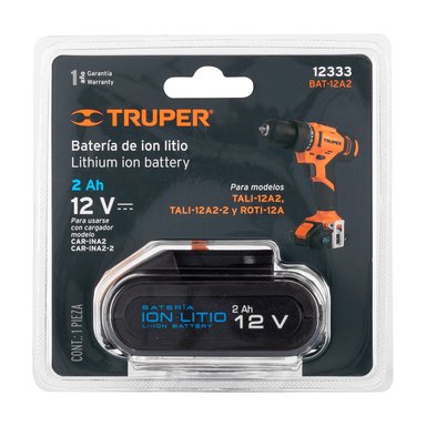 BATERÍA TRUPER BATERÍA ION LITIO 12 V TALADRO TALI-12A2-2 12333