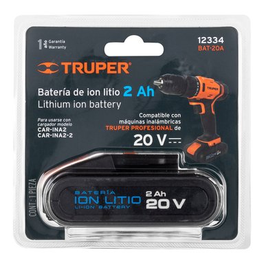 BATERÍA TRUPER BATERÍA ION LITIO 20 V TALI-20A-2 ROTI-20A-2 12334