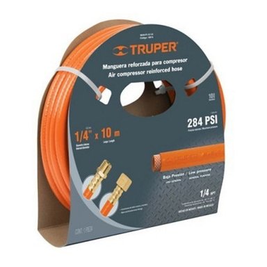 MANGUERA TRUPER PARA COMPRESOR DE PVC 10M X 1/4' - 19014