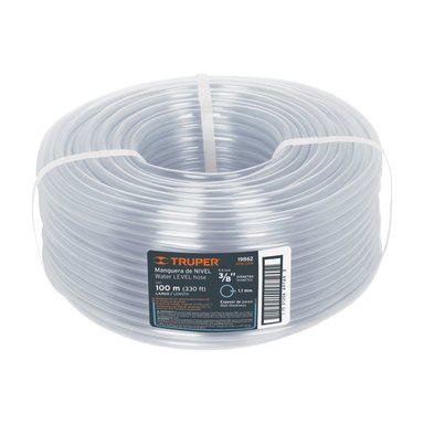METRO DE MANGUERA 3/8' DE NIVEL EN ROLLO DE 100 M, TRUPER - 19862