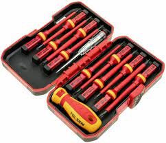 SET DESTORNILLADORES TOLSEN AISLADOS 1000V 38016 13 PIEZAS