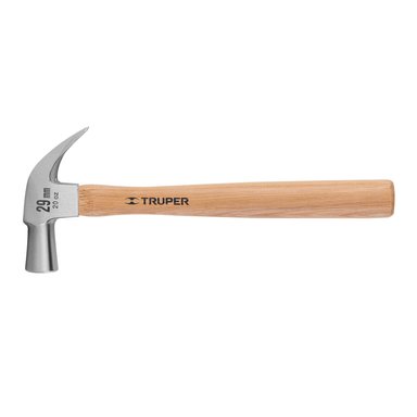 MARTILLO TRUPER CABEZA CÓNICA 29 MM UÑA CURVA MANGO MADERA - 10561