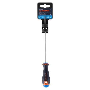 DESARMADOR DE CRUZ 1/8' X 6' MANGO COMFORT GRIP, TRUPER - 14058