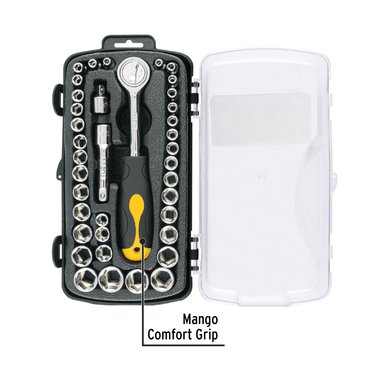 JUEGO HERRAMIENTAS PRETUL 39 1/4' 3/8' MECÁNICO 23969