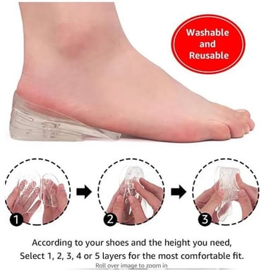 PLANTILLAS ELEVADORAS DE CALZADO ELEVATE SHOES 5 CM - 2