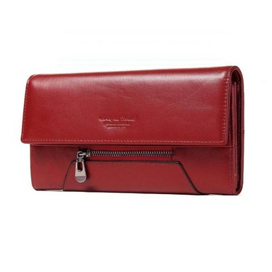 BILLETERA LARGA CUERO DE MUJER HUMERPAUL RFYD