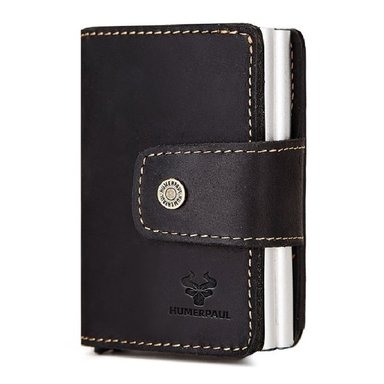 BILLETERA DOBLE TARJETERO 100 CUERO MARCA HUMERPAUL