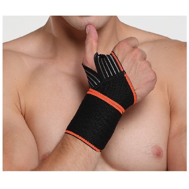 MUÑEQUERA CON PROTECTOR DE PULGAR PROFESIONAL 2 UNIDADES