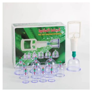 ACCESORIOS CUIDADO PERSONAL VENTOSAS CHINAS SET DE 12 COPAS VACUMTERAPIA TRATAMIENTO