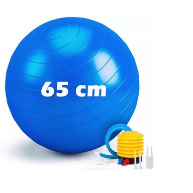 PELOTA YOGA PILATES 65 CM + INFLADOR GRATIS