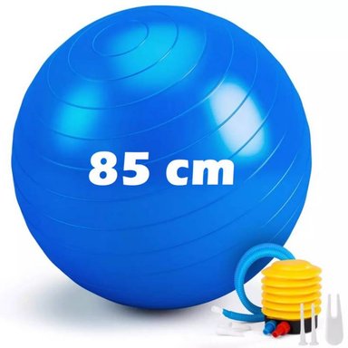PELOTA YOGA PILATES 85 CM + INFLADOR GRATIS