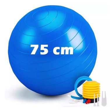 PELOTA YOGA PILATES 75 CM + INFLADOR GRATIS