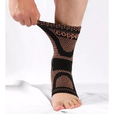 TOBILLERA DE COMPRESIÓN CON HILOS DE COBRE DEPORTIVA
