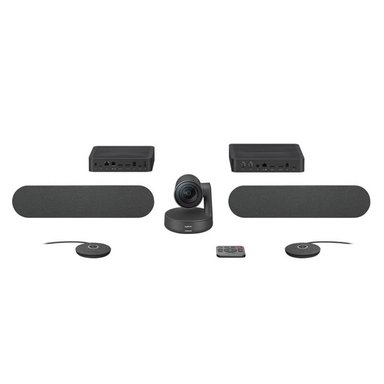 CÁMARA LOGITECH 960-001225 B2B RALLY PLUS BUNDLE 4K LARGE ROOM BLACK - 1