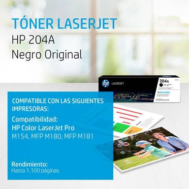 TÓNER HP CF510A NEGRO 204A - 2