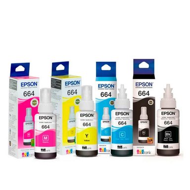 TINTA EPSON T664 MULTICOLOR JUEGO BOTELLAS ORIGINAL - 2