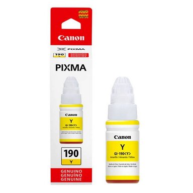 CARTUCHO DE TINTA CANON GI-190 Y YELLOW 70ML ORIGINAL