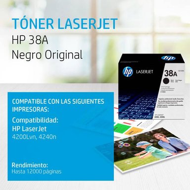 TÓNER HP Q1338A NEGRO 38A - 2