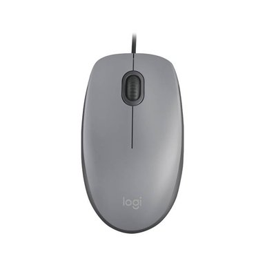 MOUSE LOGITECH G M110 SILENT ÓPTICO SILVER 910-006757 - 2