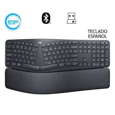 TECLADO INALÁMBRICO LOGITECH K860 ERGO BLUETOOTH NEGRO 920-009845 - 1