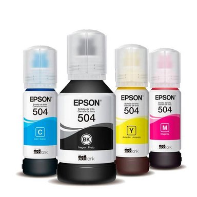 TINTA EPSON T504 MULTICOLOR JUEGO BOTELLAS ORIGINAL