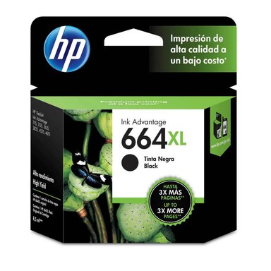 CARTUCHO HP F6V31A NEGRO TINTA 664XL ORIGINAL